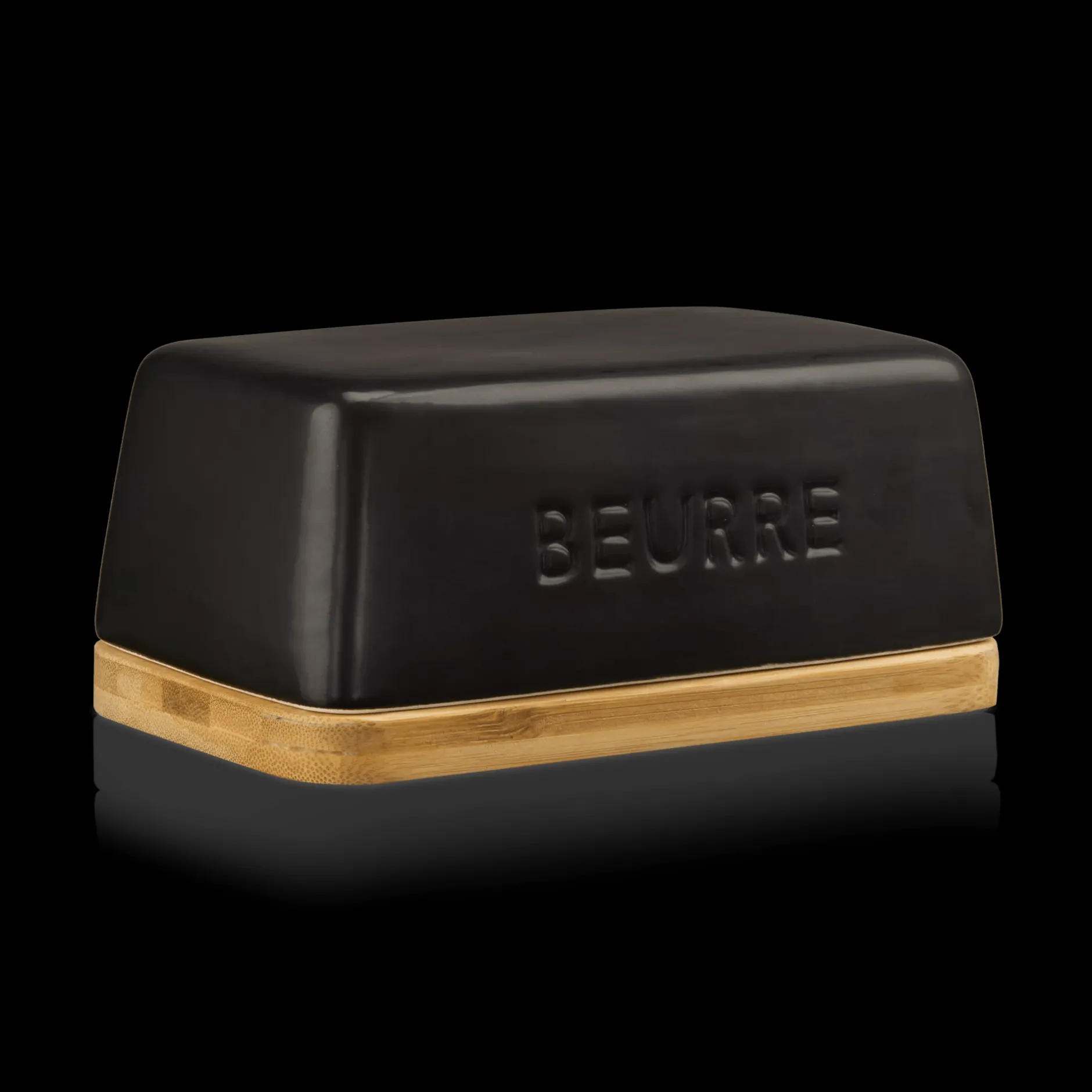 Sale Ceramic & Wood Butter Dish Dinnerware|Kitchen & Dining Accessories