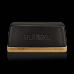 Sale Ceramic & Wood Butter Dish Dinnerware|Kitchen & Dining Accessories