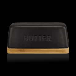 Sale Ceramic & Wood Butter Dish Dinnerware|Kitchen & Dining Accessories