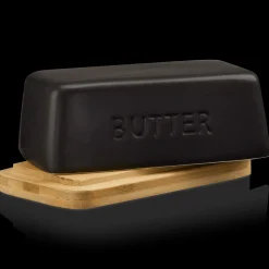 Sale Ceramic & Wood Butter Dish Dinnerware|Kitchen & Dining Accessories
