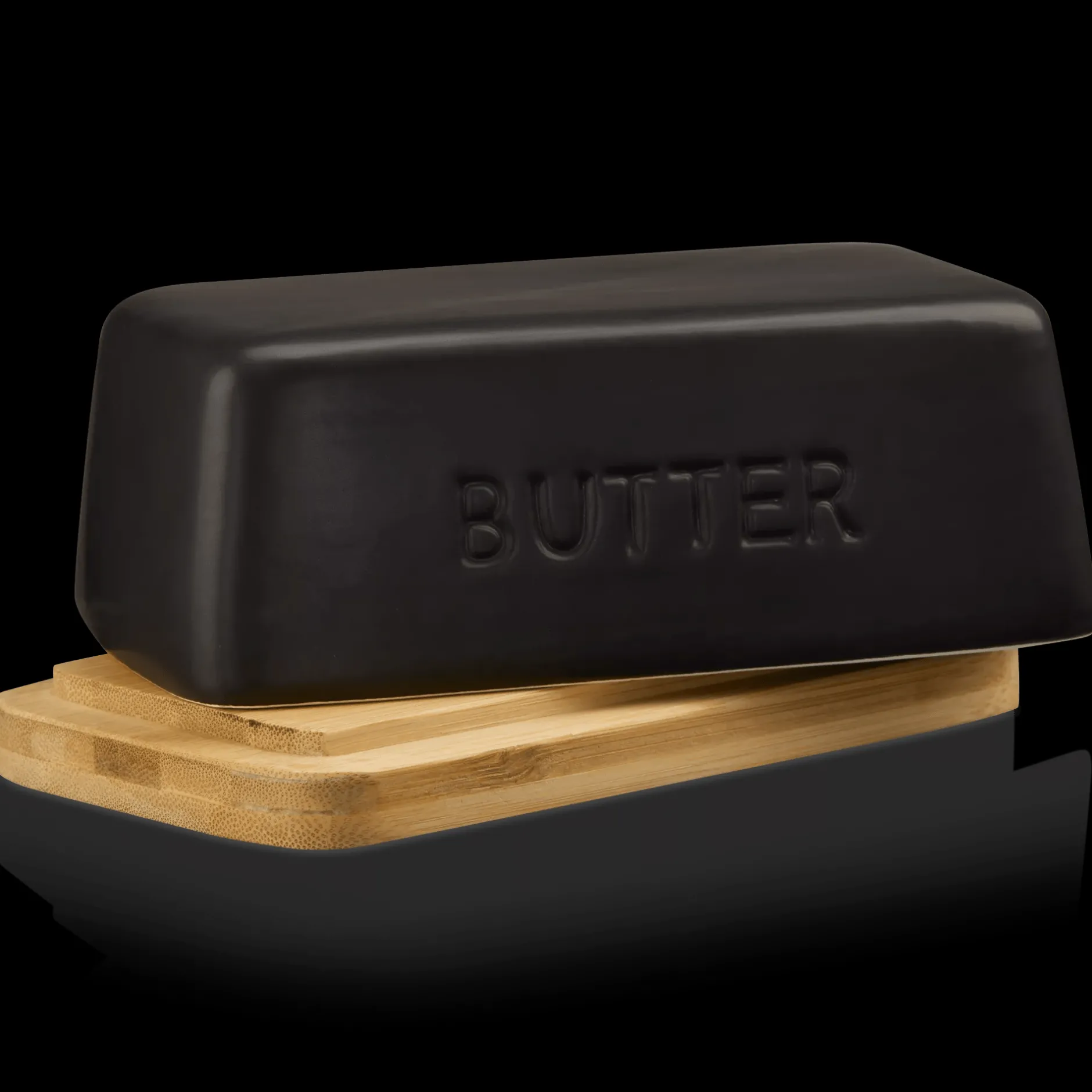 Sale Ceramic & Wood Butter Dish Dinnerware|Kitchen & Dining Accessories