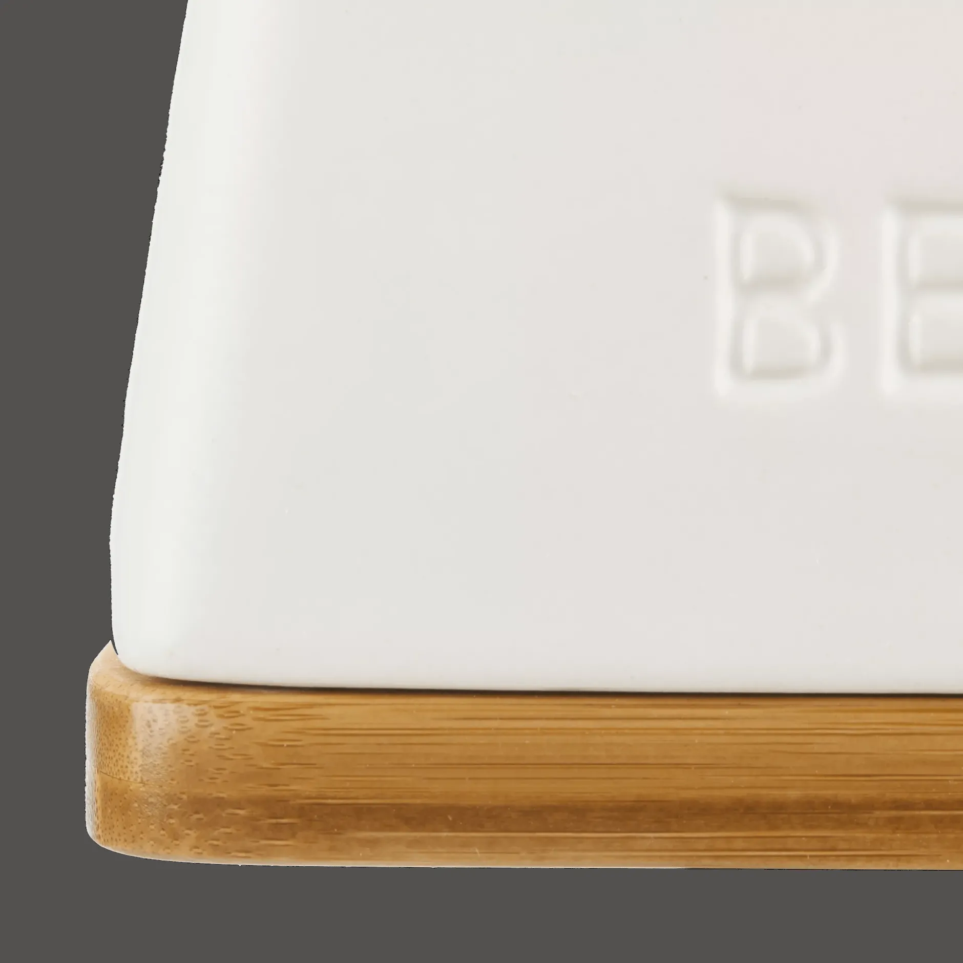 Clearance Ceramic & Wood Butter Dish Dinnerware|Kitchen & Dining Accessories