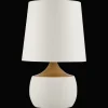 Ceramic and Wood Table Lamp Table Lamps
