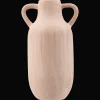 Online Ceramic Red Vase with Handles Home Decorative Items & Objects