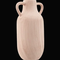 Online Ceramic Red Vase with Handles Home Decorative Items & Objects