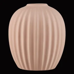 Online Ceramic Ribbed Table Vase Home Decorative Items & Objects