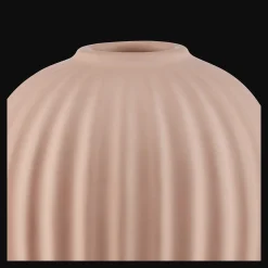 Online Ceramic Ribbed Table Vase Home Decorative Items & Objects