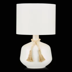Outlet Ceramic Table Lamp with Bead String Table Lamps