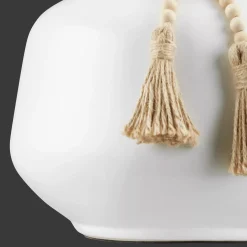 Outlet Ceramic Table Lamp with Bead String Table Lamps