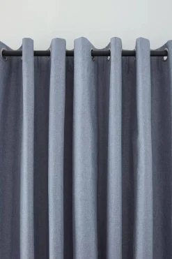 Hot Charcoal Chambray Blackout Curtain Sheer Curtains & Window Sheer Panels|Blackout Window Curtains