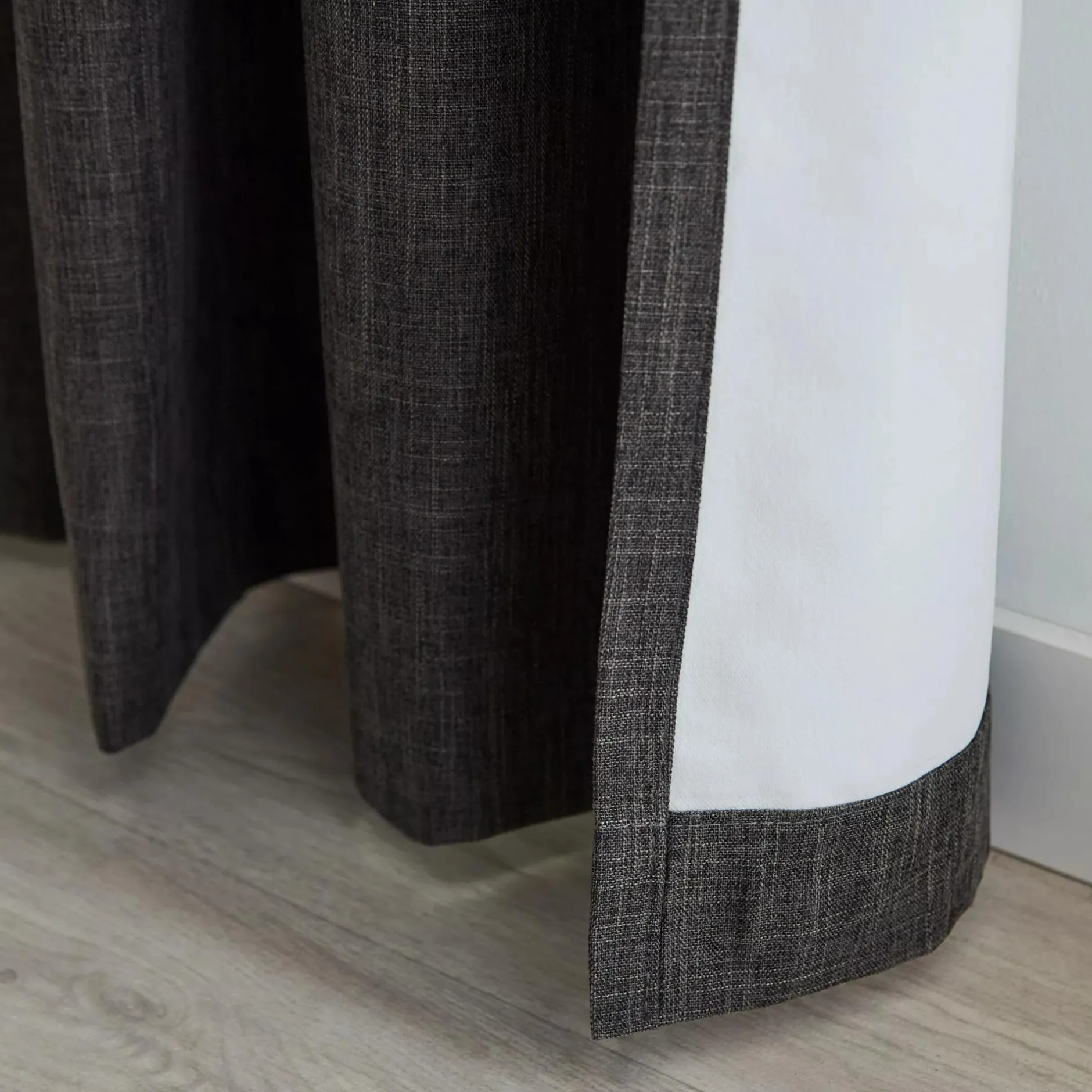 Hot Charcoal Chita Blackout Curtain Sheer Curtains & Window Sheer Panels|Blackout Window Curtains