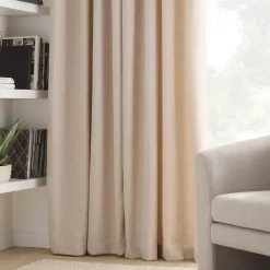 New Charcoal Emile Panel Curtain Sheer Curtains & Window Sheer Panels|Room Darkening & Light Filtering Curtains