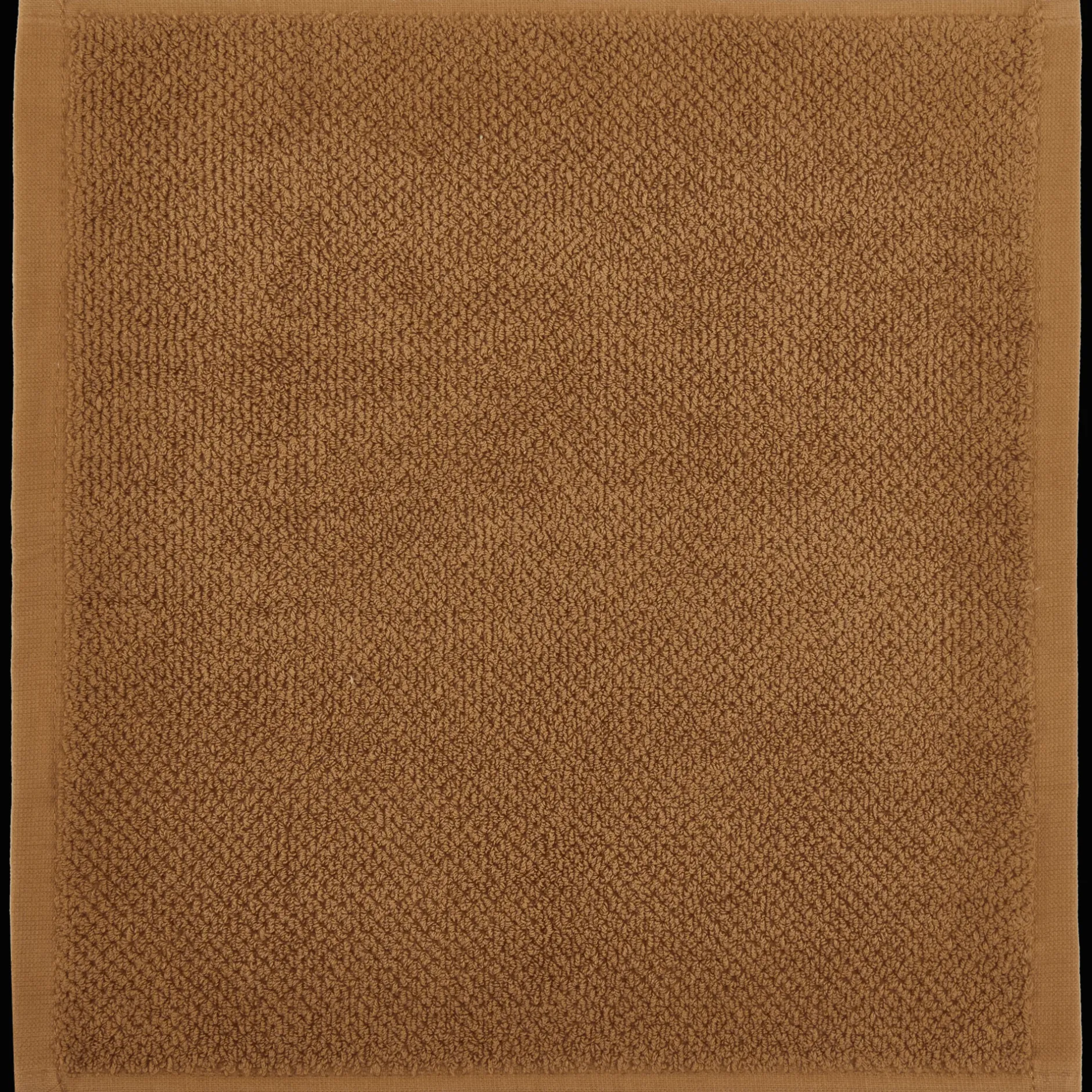 Cognac Textured Washcloth Bath Towels