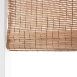 Hot Cordless Tahiti Bamboo Roman Shade Window Blinds & Shades