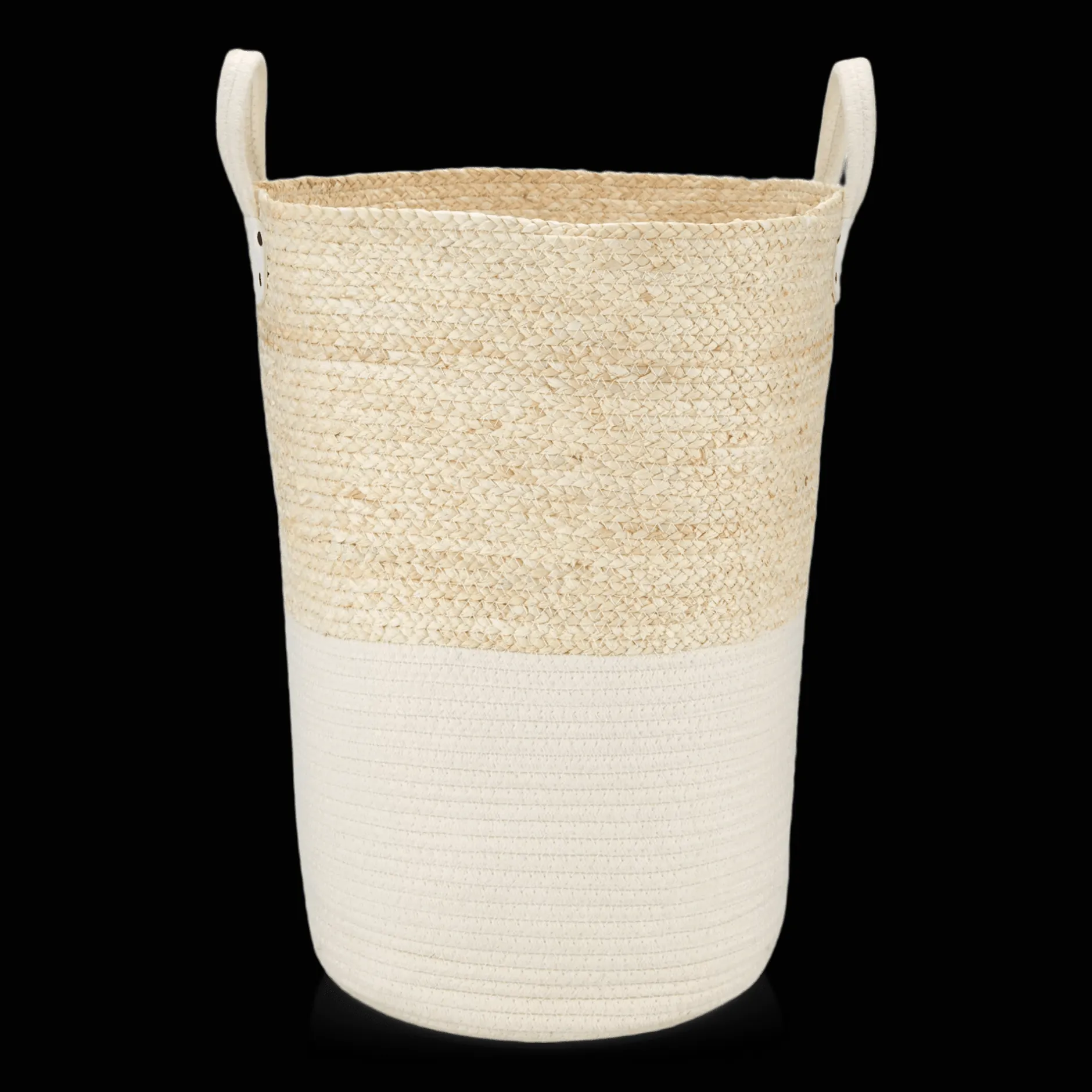 Hot Corn Fiber and Cotton Rope Hamper Storage Baskets & Hampers|Storage & Baskets