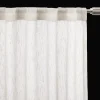 Outlet Cream Eneca Back-Tab/Rod-Pocket Curtain Sheer Curtains & Window Sheer Panels