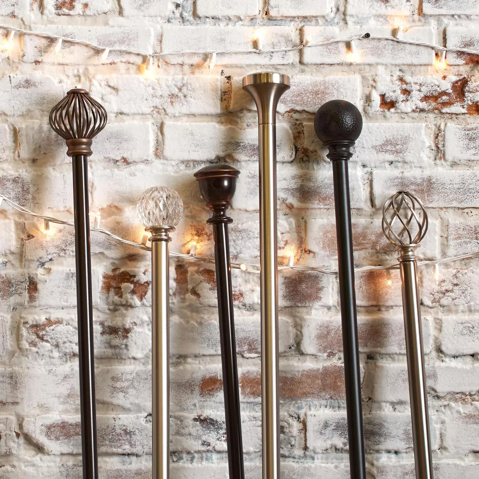 Online Curtain Rod Set - Diameter 22/25 mm Curtain Rods