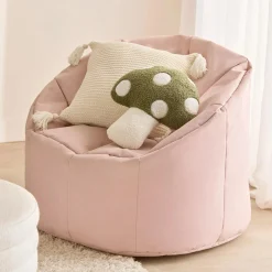 Discount Dark Grey Canvas Bean Bag Junior Bedroom Furniture