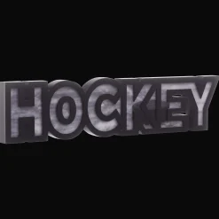 Decorative Light-Up Hockey Sign Junior Decorative Accessories