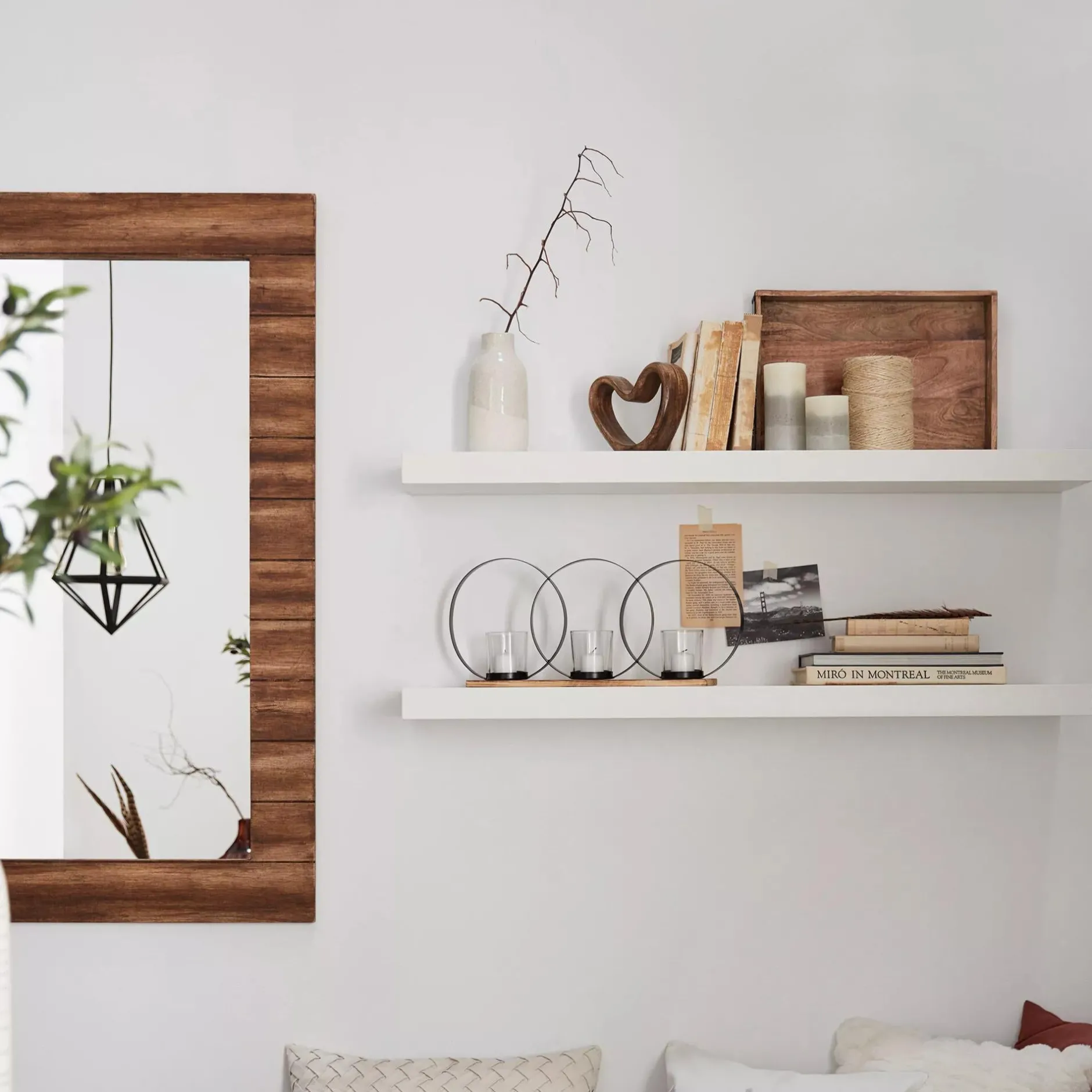 New Decorative Mango Wood Heart Home Decorative Items & Objects