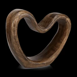 New Decorative Mango Wood Heart Home Decorative Items & Objects