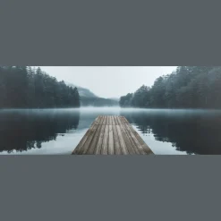 Dock on Lake Printed Canvas Printed & Photography Wall Art Canvases