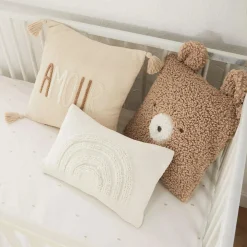 Online Emery Brown Teddy Throw Pillow Nursery Throw Pillows