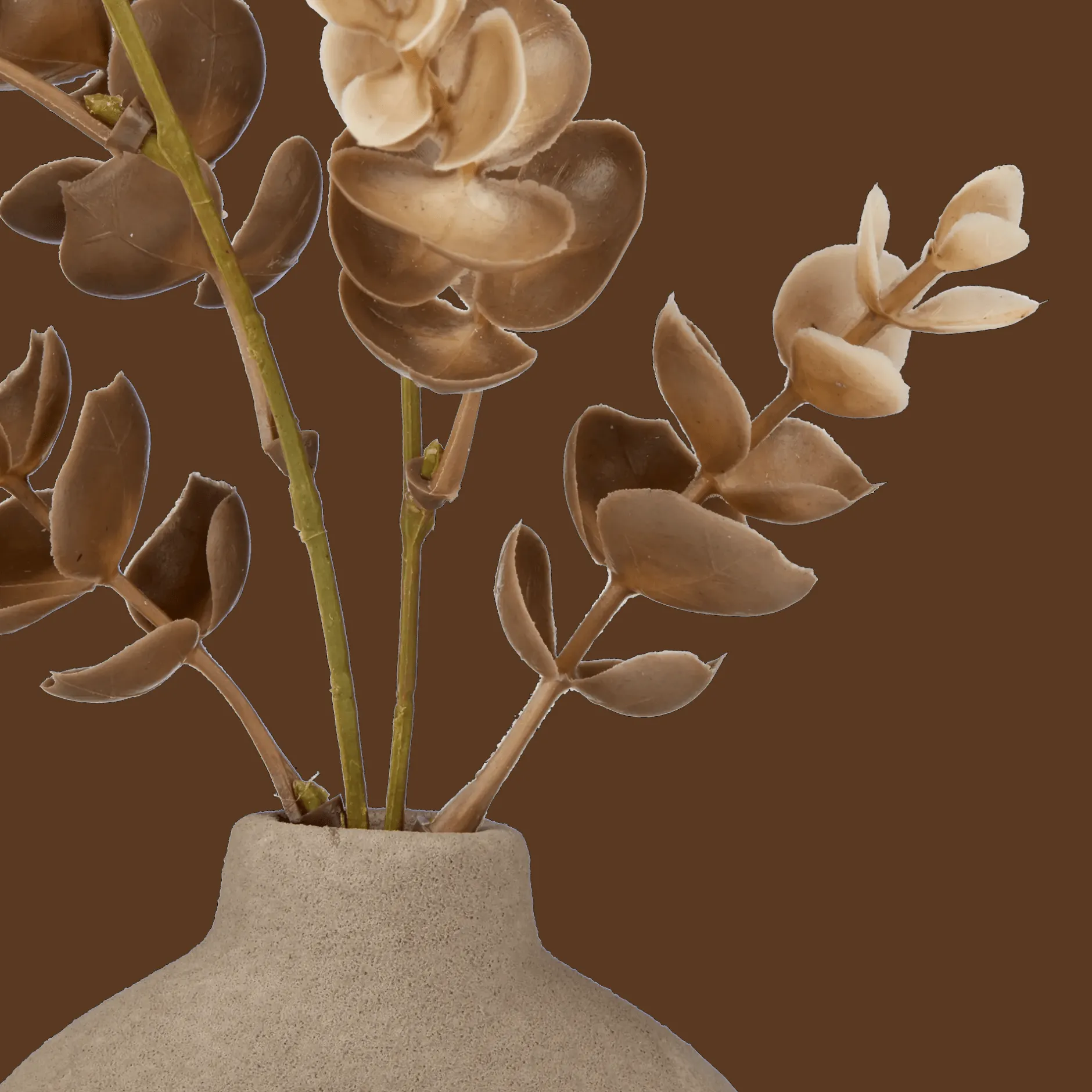 Sale Eucalyptus in Loop Vase Artificial Plants