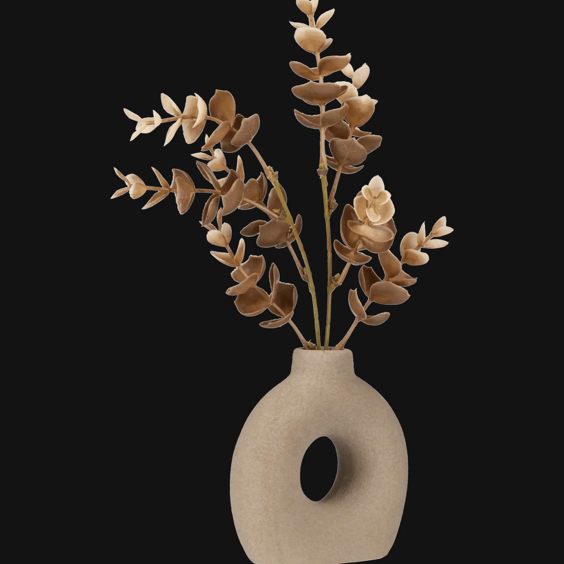 Sale Eucalyptus in Loop Vase Artificial Plants