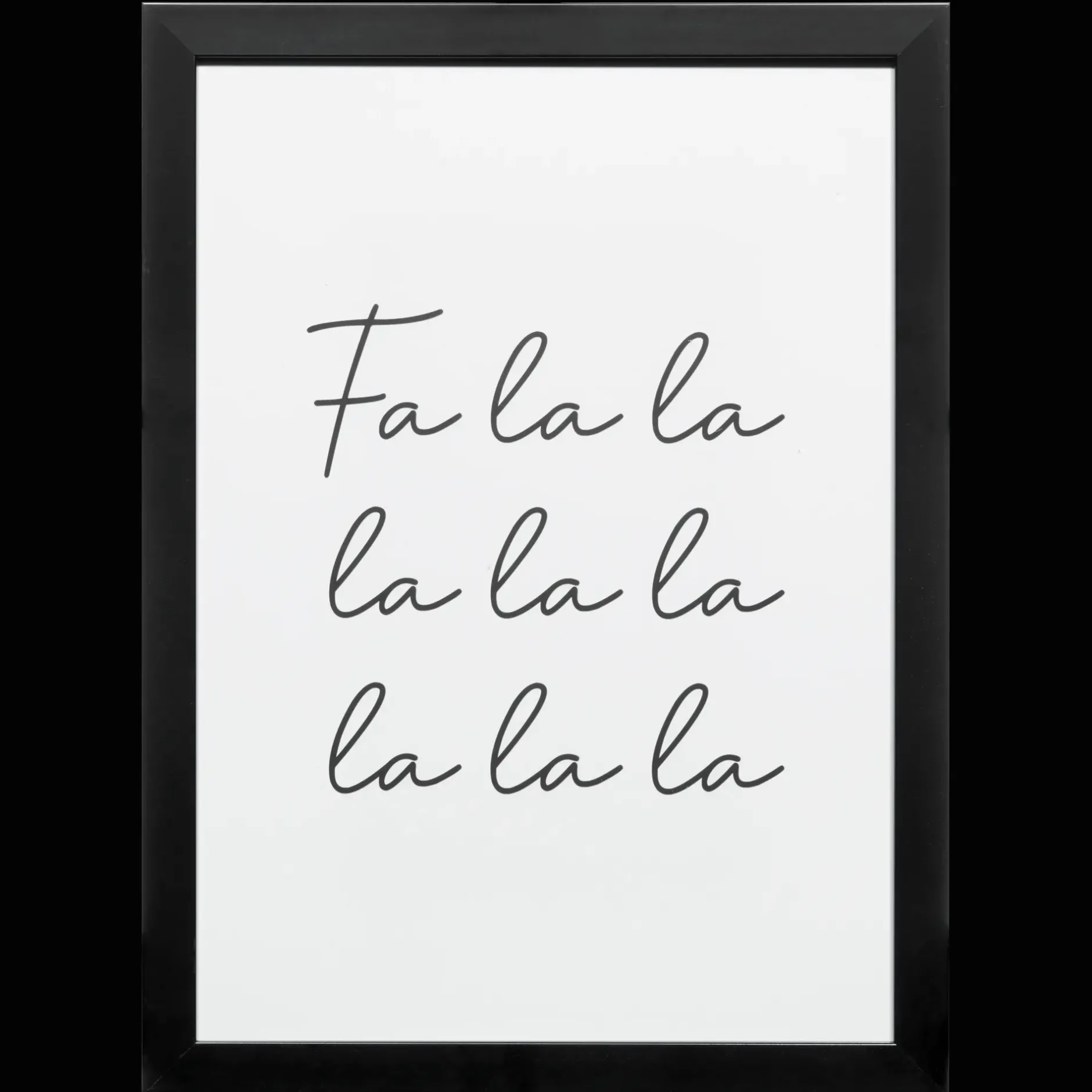 Clearance FA LA LA Canvas Framed Art Christmas Decorative Objects