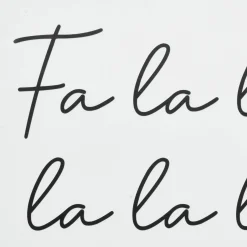 Clearance FA LA LA Canvas Framed Art Christmas Decorative Objects