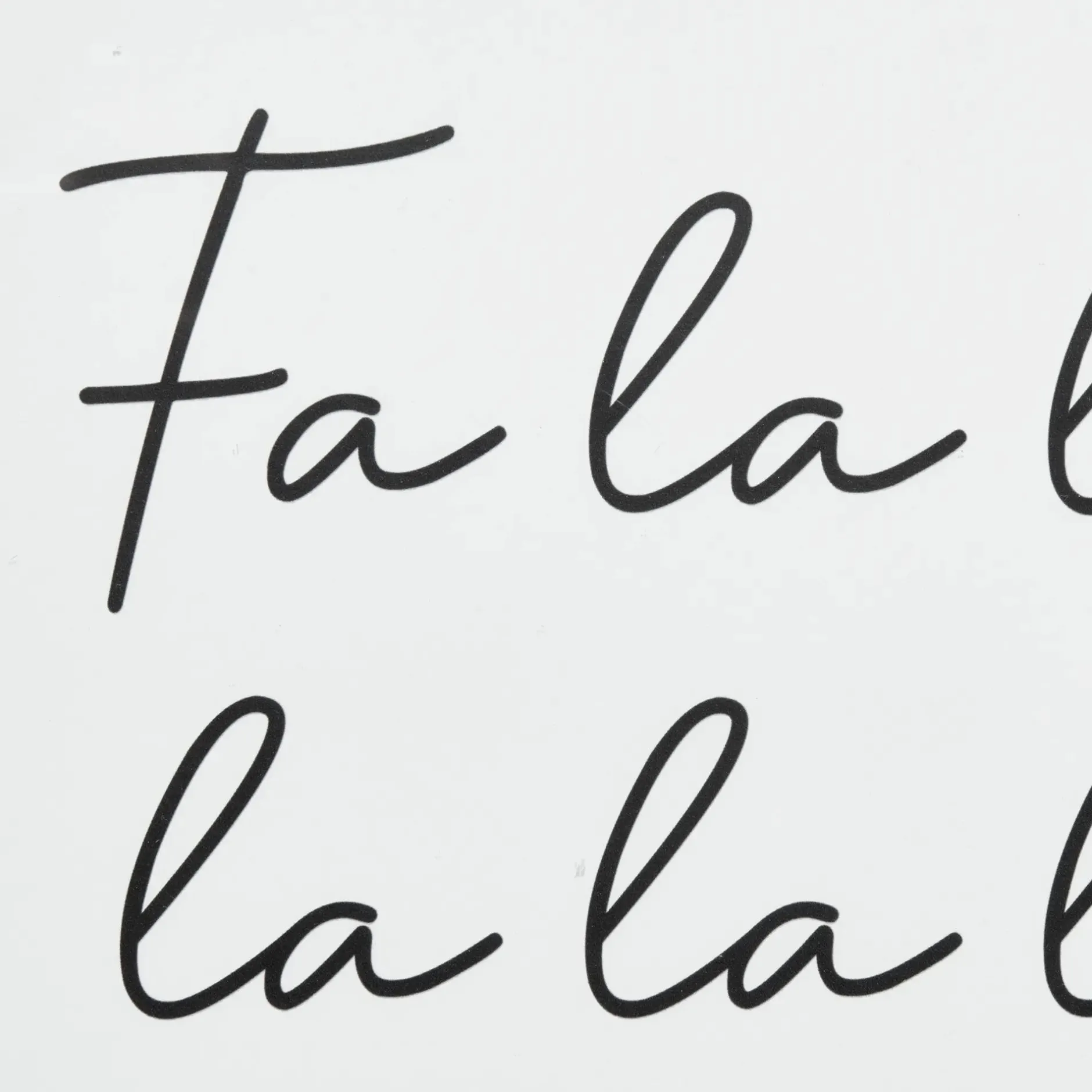 Clearance FA LA LA Canvas Framed Art Christmas Decorative Objects