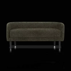 Clearance Fabric and Metal Bench Entryway Benches Ottomans And Poufs|Ottomans & Benches