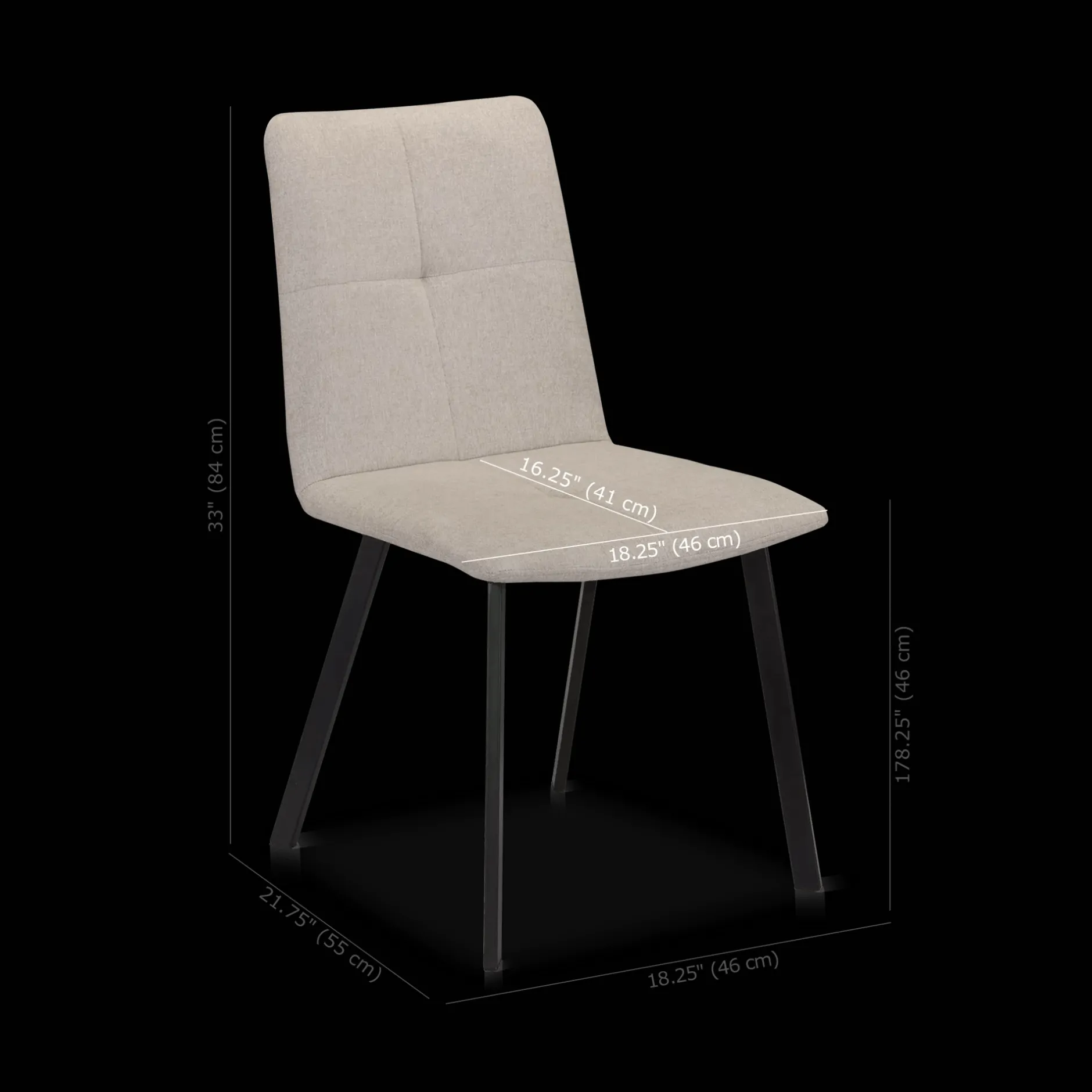 Best Fabric and Metal Dining Chair Furniture Accessories|Dining Chairs