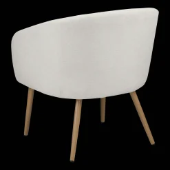 New Fabric and Metal Wood Effect Accent Chair Accent Chairs