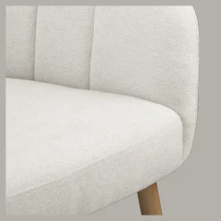 New Fabric and Metal Wood Effect Accent Chair Accent Chairs