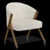 New Fabric and Wood Accent Chair Accent Chairs & Sofas|Accent Chairs