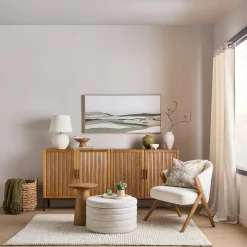 New Fabric and Wood Accent Chair Accent Chairs & Sofas|Accent Chairs