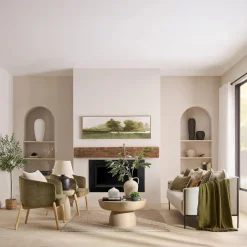 Discount Fabric and Wood Accent Chair Accent Chairs & Sofas|Accent Chairs