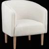 Outlet Fabric and wood accent chair Accent Chairs