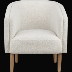 Outlet Fabric and wood accent chair Accent Chairs