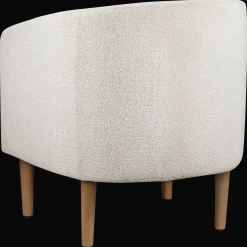 Outlet Fabric and wood accent chair Accent Chairs