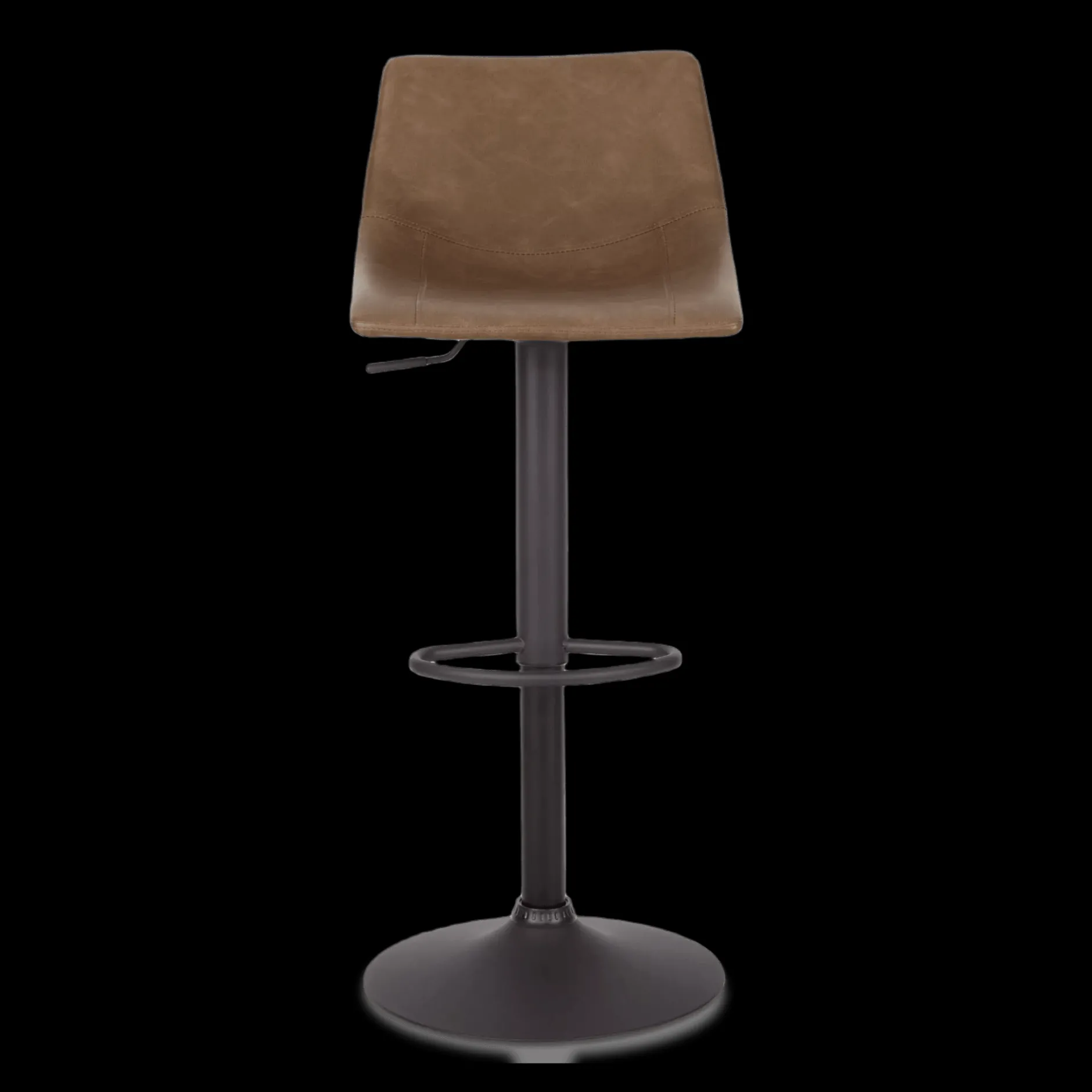 Online Faux Leather and Metal Adjustable Bar Stool Furniture Accessories|Bar & Counter Stools