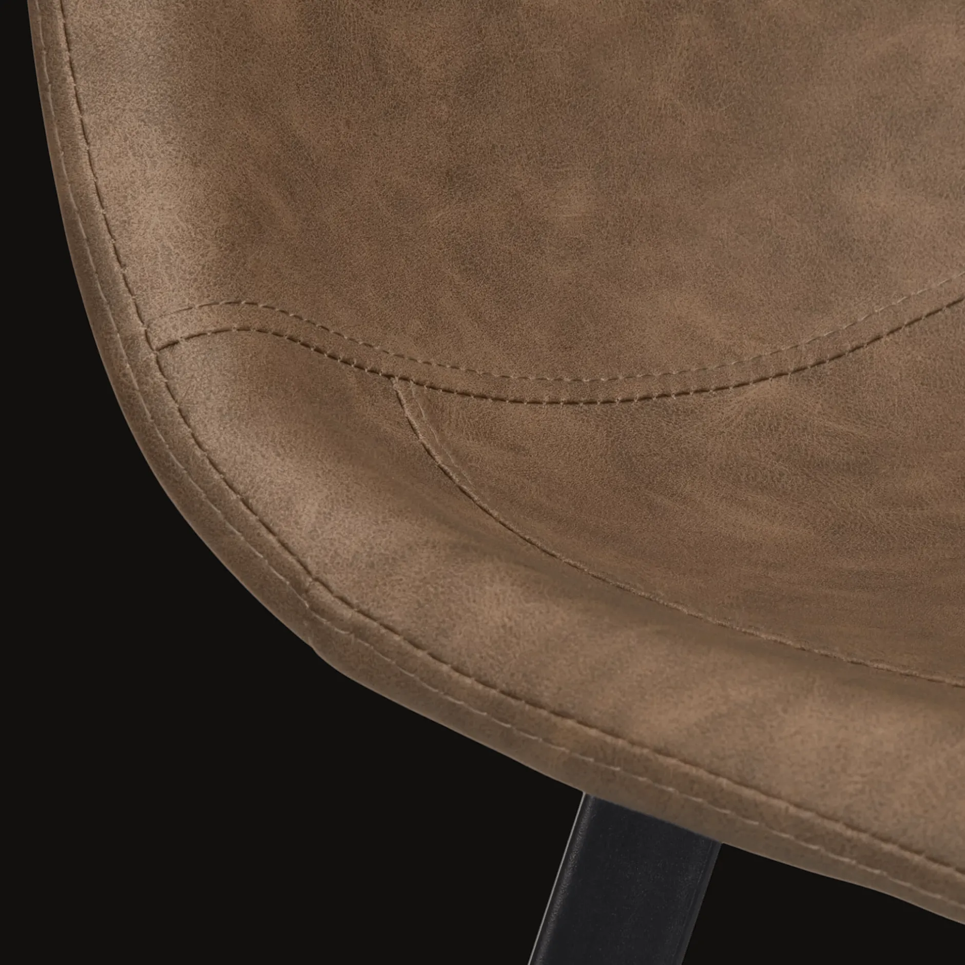 Discount Faux Leather and Metal Bar Stool Furniture Accessories|Bar & Counter Stools