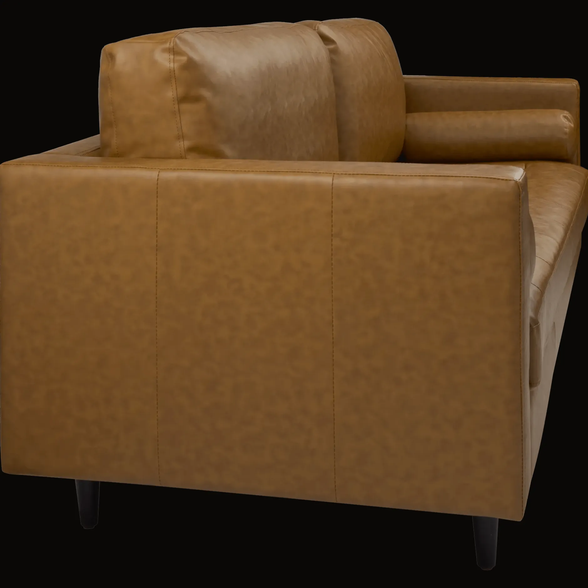 Hot Faux-leather Sofa Accent Chairs & Sofas|Accent Chairs