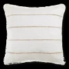 Frans Fringed White Decorative Pillow Decorative Throw Pillows