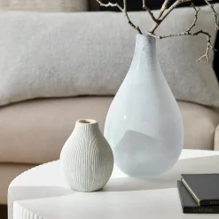 Clearance Frosted Glass Table Vase Modern Decorative Vases|Home Decorative Items & Objects