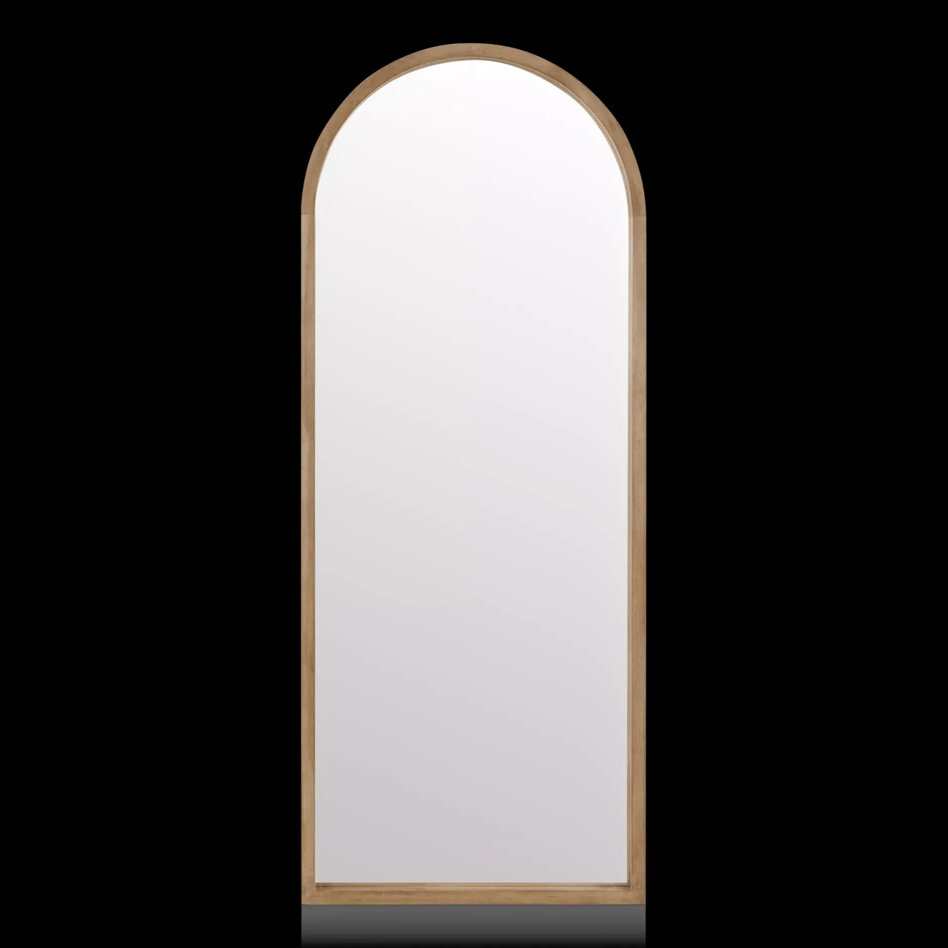 Online Full-Size Mirror with Wooden Arched Frame Mirrors