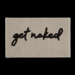 Sale Get Naked Typography Bath Mat Bath Mats