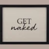 Outlet Get Naked Wall Art Bathroom Wall Decor